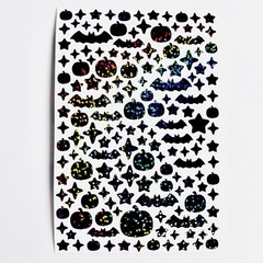 Holographic Sparkle Halloween Sticker Sheet! – Choose a Color!