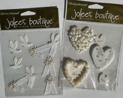 FUN Jolee’s Boutique Vintage Stickers NIP -Theme: MORE WEDDING Designs CHOOSE