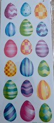 NEW Stickety-Doo-Da EASTER EGG American Greetings Stickers 2 Sheets,36 stickers