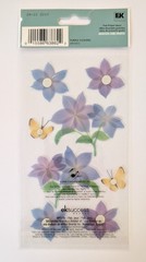 Jolee’s Vellum Purple Flowers & Yellow Butterflies Scrapbooking Stickers