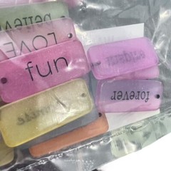 Craft Lot Tags Brass Stencil Kits Scrapbooking Card Making Embellishments 90s