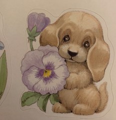 Vintage Ruth Morehead Current Cute Animal Sticker Sheets-lot of 2