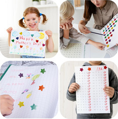 1000 Pcs Foil Heart Stickers, 1 Inch Glitter Small Shiny Sticker for Kids Reward