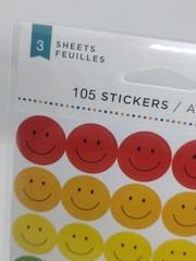 Kid Squad Stickers Multicolored Happy Faces Smileys Emoticon 125 Stickers