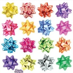 Violette Stickers – Present Bows – 1 Gift Wrapping Sticker Sheet – Stationery