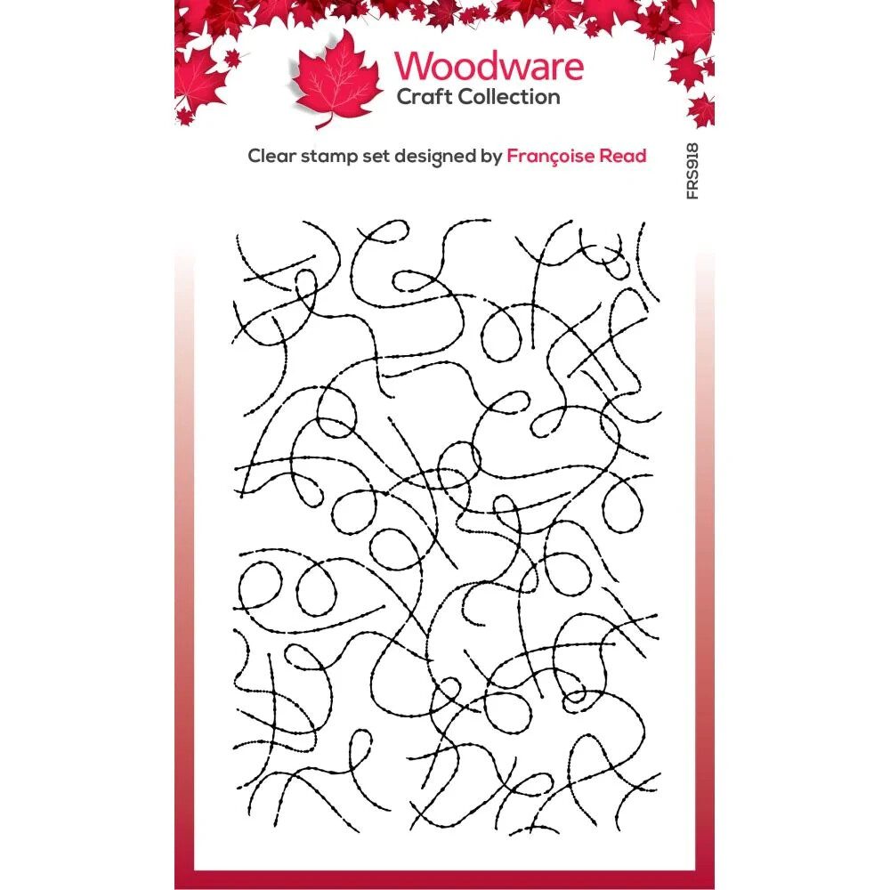 Woodware Craft COLLECTION CLEAR ACRYLIC STAMPS – THREADS
