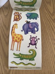 RHTF Paper Adventures Zoo Animals Sticker ROLL stickers