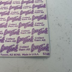 Vintage 1980s lisa frank sticker sheet. S-168 Unicorns (1 Sticker Gone)