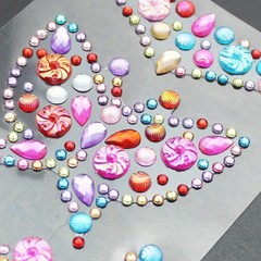 Ourart 14 Sheets Rhinestones Stickers, 14 Sheet Stickers