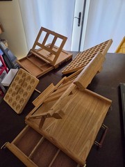 Wooden scrapbooking supply Tables Solana
