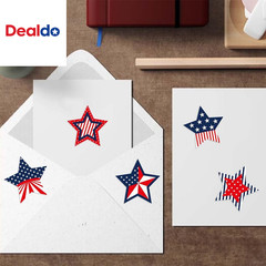 500 Pcs 4Th of July Patriotic Stickers 1.5Inch American Flag Sticker USA Fourth