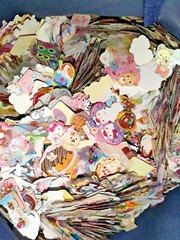 Kawaii Sticker flake *100* pcs GRAB BAG Sanrio, San-x, Kamio, Mind Wave, etc.
