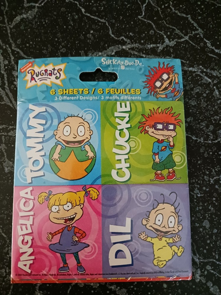 American Greetings Stickety-Doo-Da 2003 Nickelodeon Rugrats Stickers NOS
