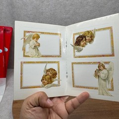 Vintage Dover Old Time Angels Stickers Book Lot 1993 1994 Unused Ephemera Craft