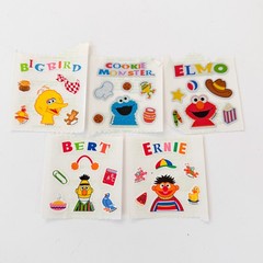 Vintage Sandylion Stickers Big Bird Elmo Ernie Bert Sesame Street Bundle Sticker