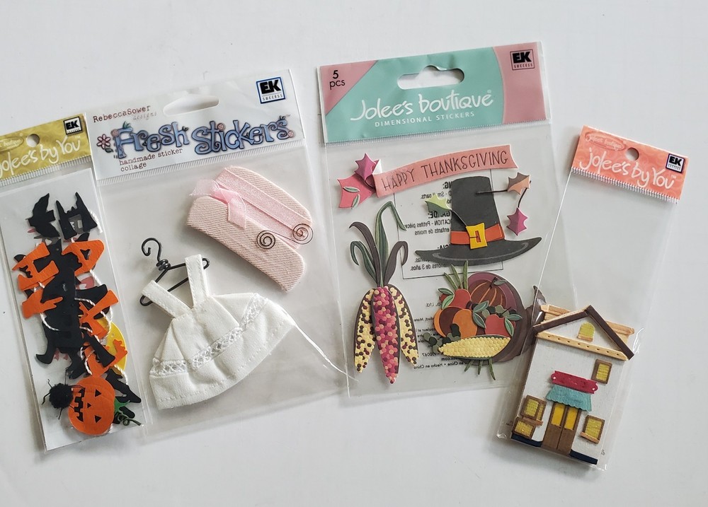 Lot of Jolee’s Scrapbooking Stickers Rebecca Sower Fresh Stickers