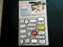 Printz Chitter Chatter Self-Adhesive Photo Cartoons Assorted Sayings