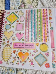 Fun Pad ,Spiral Craft Creativity Activity Book Scrapbooking Stickers 100 pages