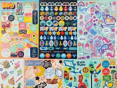 5000+ Sticker Lot GIRLY STUFF All Themes JoJo HALLMARK Kid Squad Girls Boys