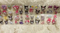 Retro Vintage Kuromi Hello Kitty Melody Stickers Sheet Set (100 Stickers)