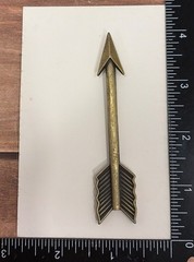MICHAEL’S 384730 Large Metal Icon Arrow EMBELLISHMENT Gold & Black