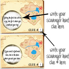 Make Your Own DIY Treasure Map Scavenger Hunt Scratch Off ScratchNotes 20 Pack 3