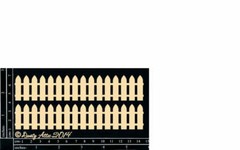 Dusty Attic Chipboard 3×6 – Picket Fence Small, DA0557