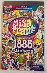 VTG Lisa Frank The 2nd Official Collectors Set 1850 Stickers, most remaining
