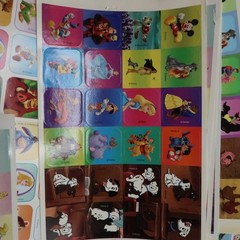Disney Character Stickers 20 Sheets Random Assortment Sticker Decal US Seller