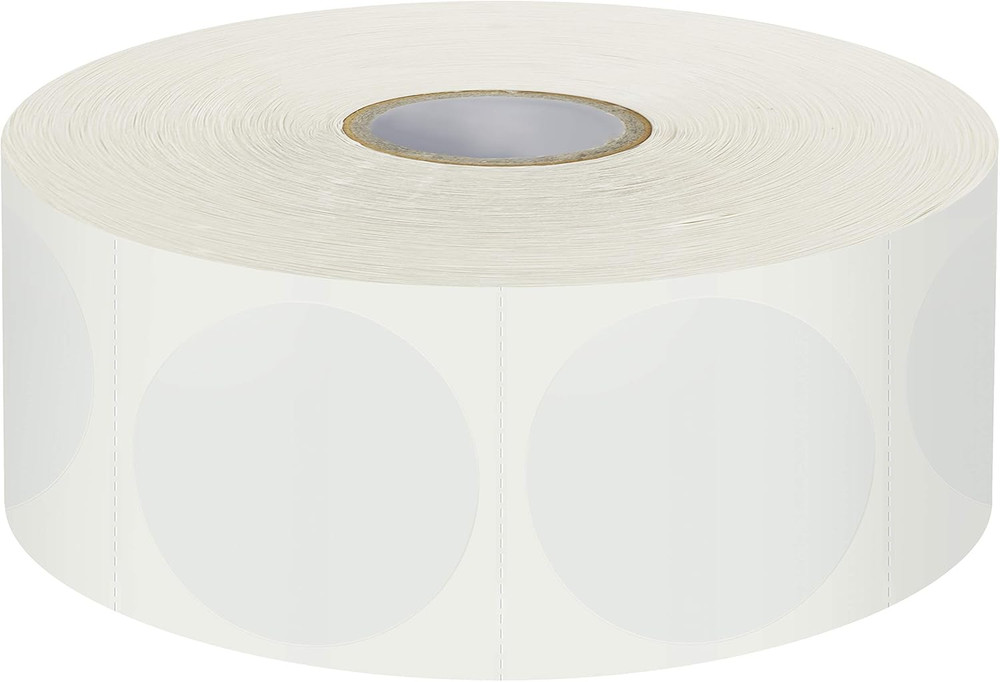 1500 PCS 1.5″ round Clear Transparent Package Envelope Mail Wafer Seal Sticker L