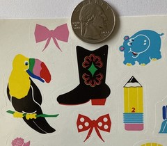 HOME ASSORTMENT Stickers (40pc)Highlights•Animals•Flower •Clock•Pencil•Children•