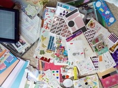 New Scrapbooking Stickers Bulk Lot 200+ Pieces! Various Subjects Multiple Brands