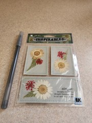 Sticko Inspirables~Simply Botanicals~Pressed Flowers Dimensional Stickers