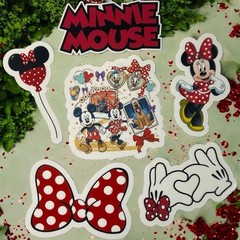 Sticker Pack | Minnie Mouse | Clear Or Holographic