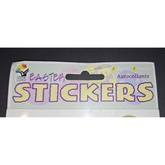 Color clings easter egg stickers NIP 4 sheets jelly beans