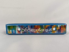 Vintage Stickopotamus Colorful 6-Ring Binder 12 Sticker Pages Scrapbook