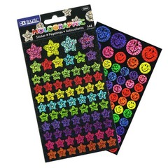 BAZIC Holographic Reward Sticker (144/Pack), pack of 24