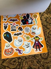 [New] Booklet of Halloween Stickers – 4 Pages – 125 pieces