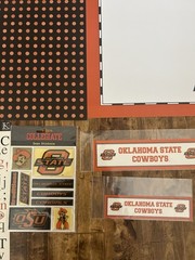 Oklahoma State University Cowboys OSU Scrapbooking Lot Paper Stickers Titles