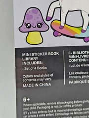 Brand New Set Of 4 Fashion Angels Super Cute Mini Sticker Book Library 200+