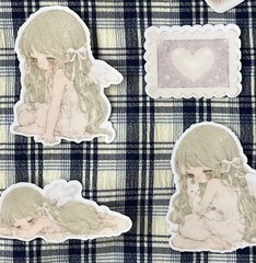 Coquette Kawaii Pastel Sticker Pack 30pc | Journal Scrapbook Stickers