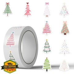 Nyxxoery 500PCS Christmas Tree Stickers