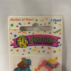 Sandylion RARE Sealed Pack of Mother of Pearl Opal 1990 Toys r Us Stickers!