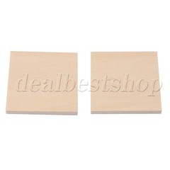 40PCS Square Wooden Sheet Unfinished for Holiday Decor Coasters Home Decorations
