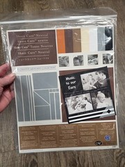 Creative Memories Short Cuts Neutral Color Die Cut Scrapbooking Paper 10×12