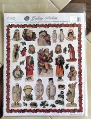 Mixed Lot (4 pcs) Jolee’s Boutique / Gallery Graphics Christmas Stickers