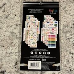NEW Happy Planner Sticker Book – Bright Travels 680 Pieces ✈️🚗🚲🚕🧳🌴🦋