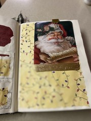 Large Christmas Altered Book Junk Journal