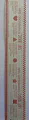 WARM TONES Design Line Border Sticker (8pc)Mrs.Grossman’s•Stripes•Brown •Yellow•