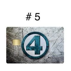 2 Fantastic 4 Premium Quality Bank Card Skin Small Chip Pick Any 2 Skins